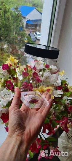 Пустые пластиковые банки для кухни;банка для шаров