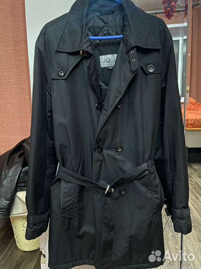 Утеплённый мужской плащ