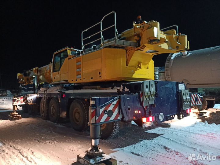 Аренда и услуги автокрана, 160 т, 60 м, с гуськом 30 м