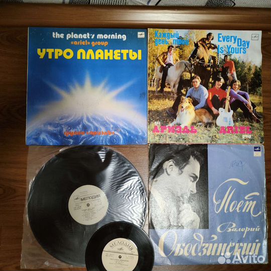 Виниловые пластинки, отечественные исполнители