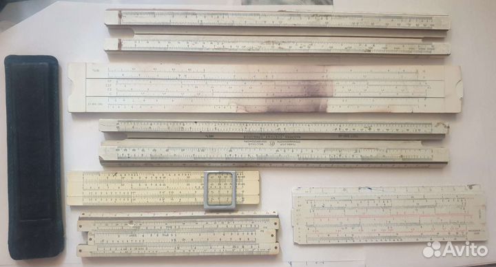 Линейки логарифмические разные из СССР