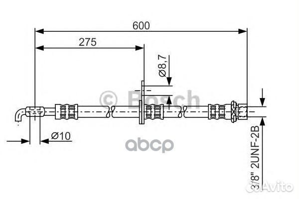 Шланг тормозной