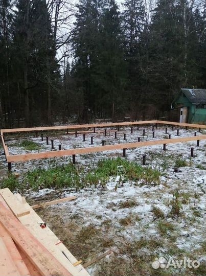 Фундамент на винтовых сваях