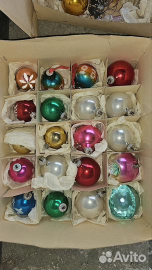 Елочные игрушки СССР