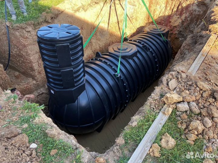 Септик эко Green 3 с переливом