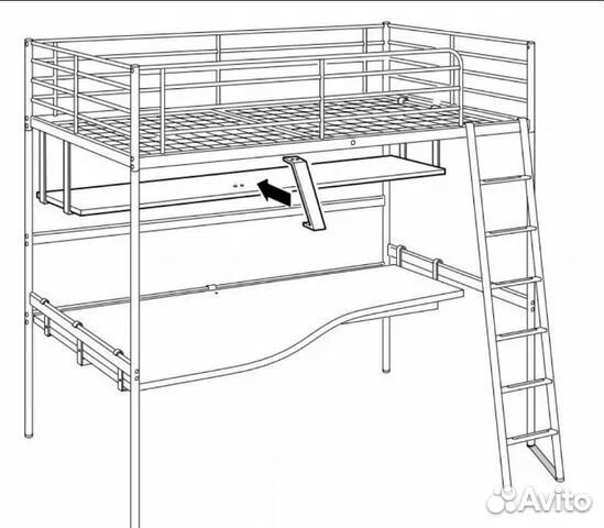 Кровать чердак IKEA