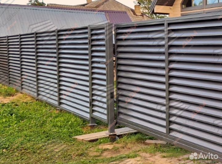 Забор жалюзи еврозабор