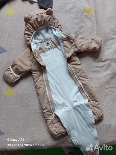 Комбинезон на весну 68 74