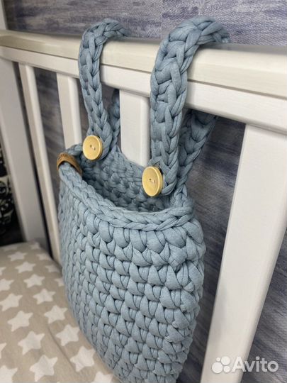 Новая подвесная корзина на кроватку ручной работы