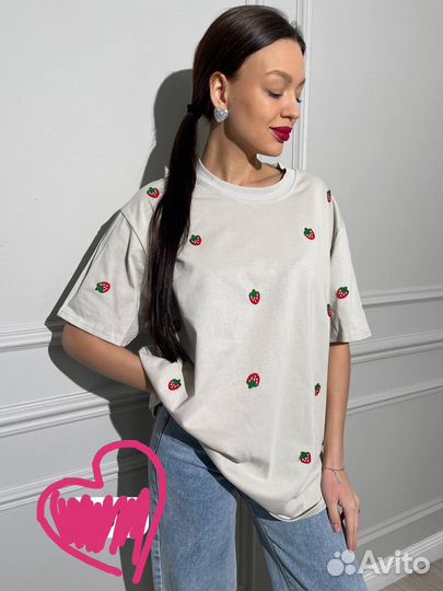 Футболка женская оверсайз