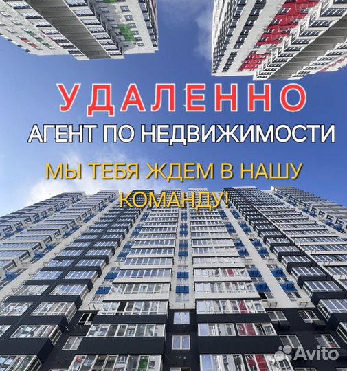 Агент по продажам недвижимости удаленно