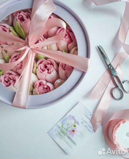 Букет из зефирных цветов