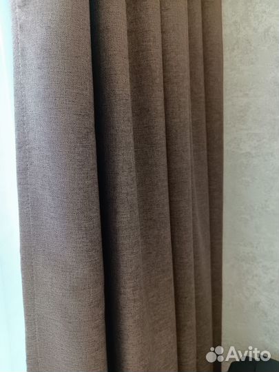 Комплект шторы блэкаут и тюль