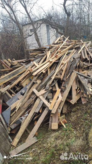 Дрова, доски на опалубку, разные