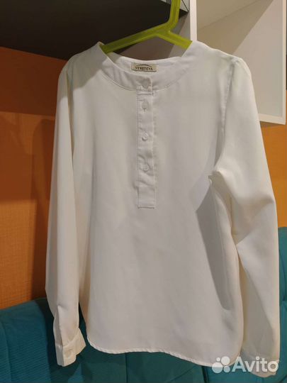 Блузка рубашка для девочки школьная 152 р-р