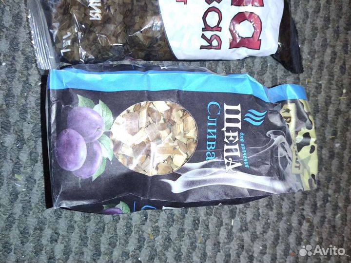 Щепа для копчения слива и ольха