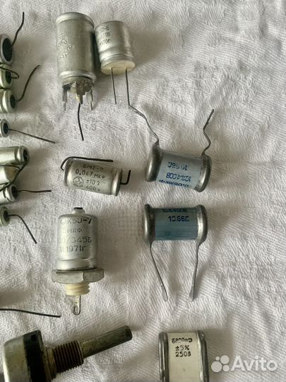 Конденсаторы резисторы СССР псо,фт,к50,мбм