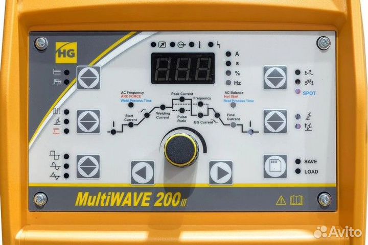 Аппарат аргонно-дуговой сварки Hugong multiwave 200 III AC/DC 039979