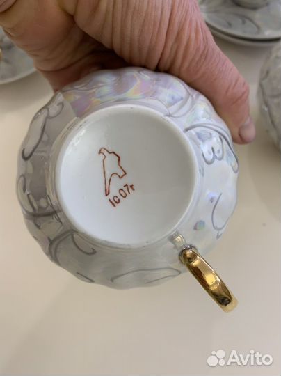 Сервиз чайный дулево Морозко (белый лебедь)