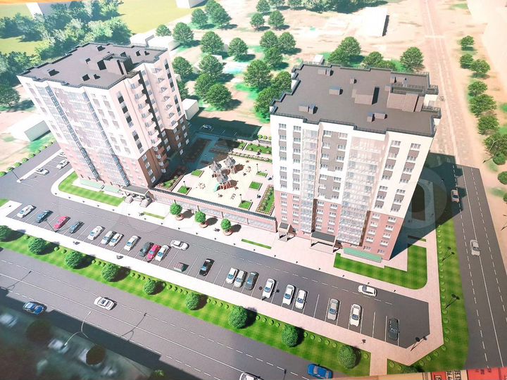 2-к. квартира, 60,1 м², 4/12 эт.