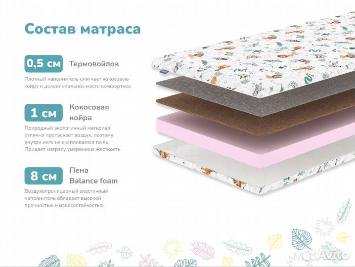 Матрас Димакс Сорванец 60х200