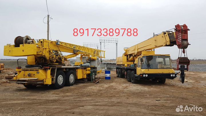 Аренда и услуги автокрана, 32 т, 34 м