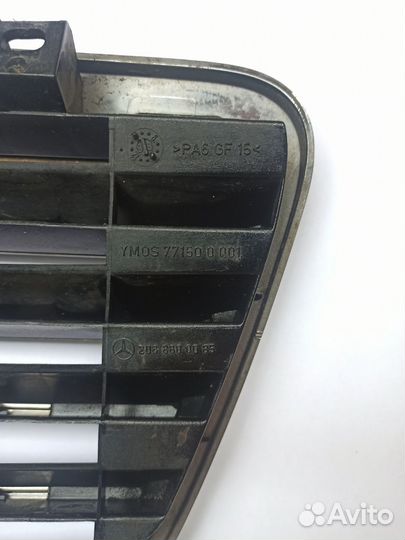 Решетка радиатора Mercedes Benz CLK W208. Оригинал