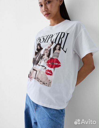 Футболка Bershka Gossip girl XS-L