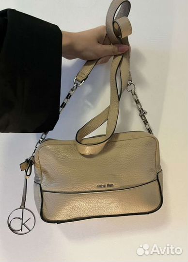 Сумка натуральная кожа calvin clein