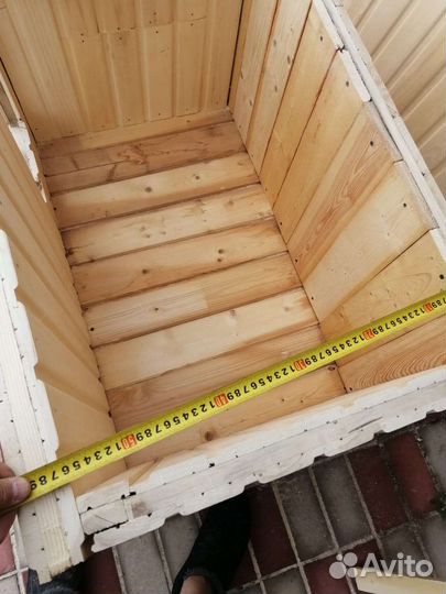 Утеплённая будка для средних и мелких пород