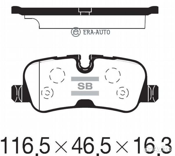 Sangsin brake SP2234 SP2234 колодки дисковые задние\ LandRover Discovery, Range Rover 4.4i V8/2.7TD