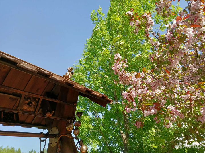 Садовые качели из дерева