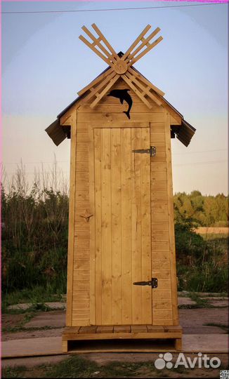 Уличный туалет с установкой