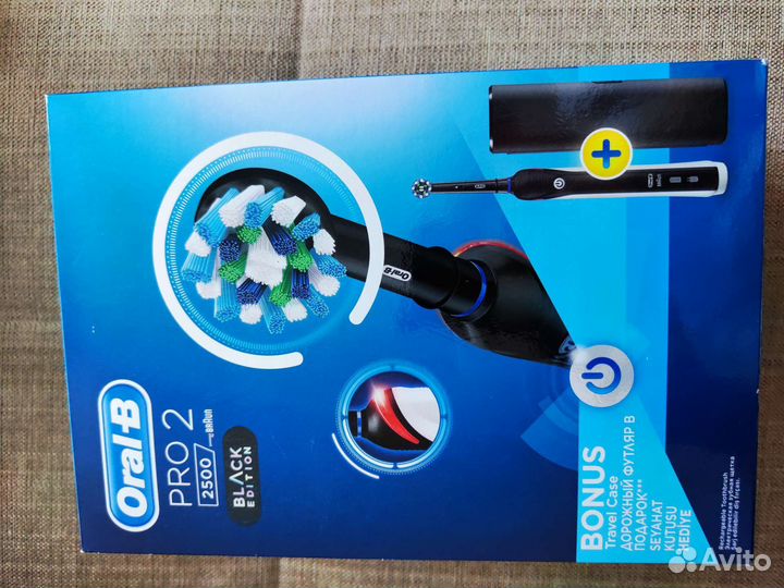 Зубная щетка oral b 2500+ футляр Новая