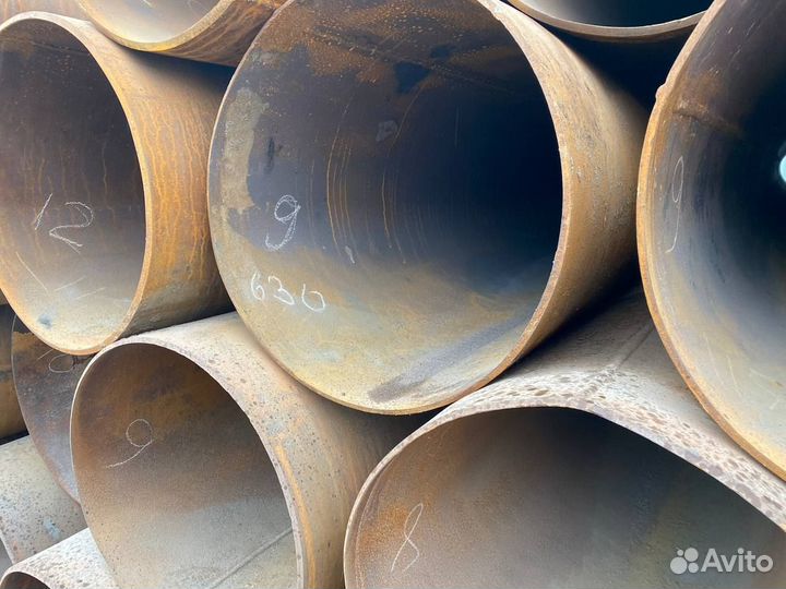 Труба бу восстановленная ф630х8-12 пш
