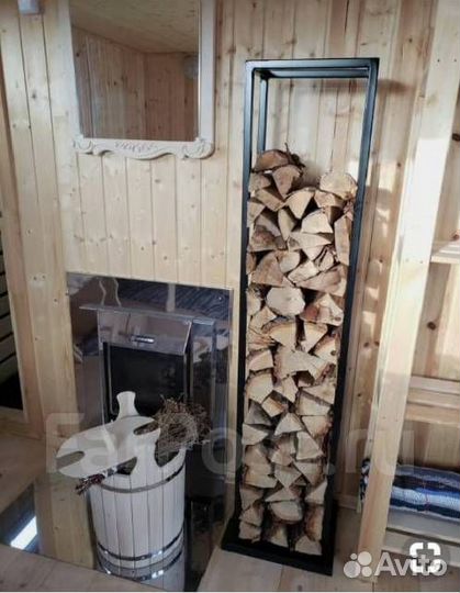 Дровница лофт