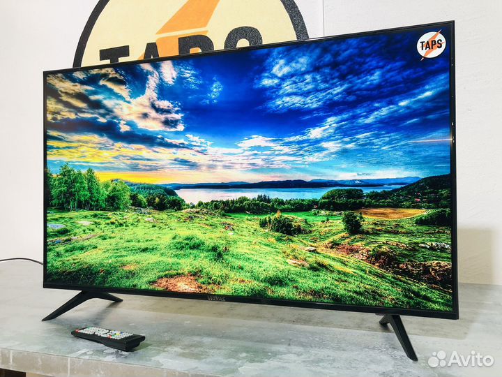 Большой безрамочный 4К Витязь 127см SMART TV HDR