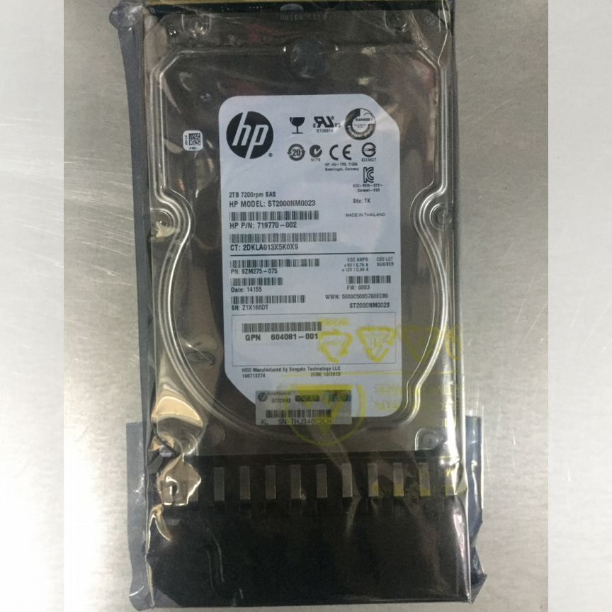 [719770-002] Жесткий Диск Hp 2tb Sas Msa 3.5" 719770-002