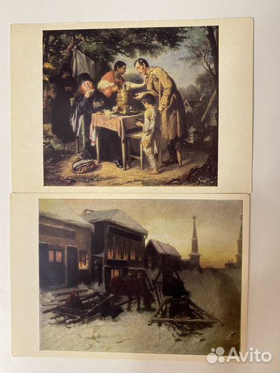 Открытки с картинами Перова
