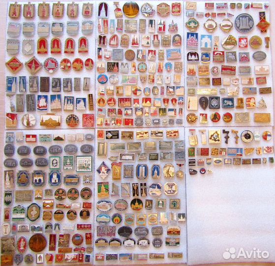 Значки Москва город СССР сувенир