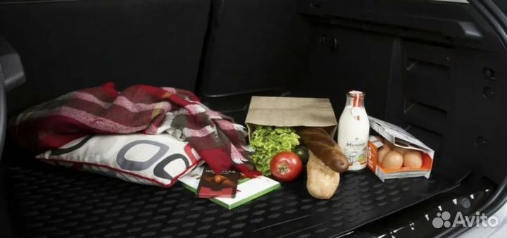 Коврик в багажник Renault Duster 4WD 2011 пластик