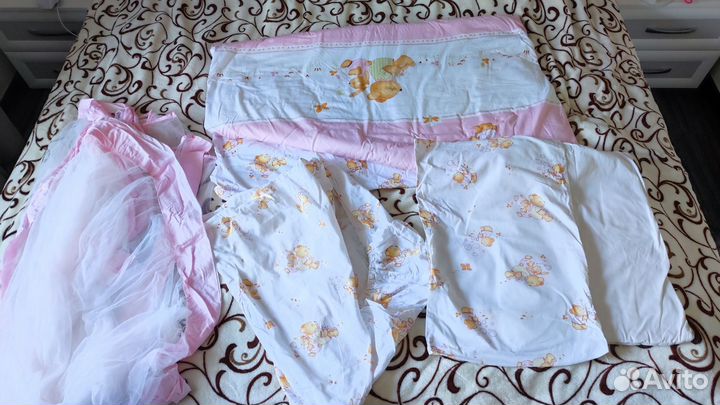 Балдахин, бортики, постельное