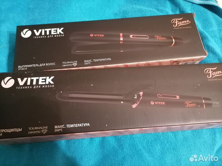 Выпрямитель/ утяжок и Электрощипцы Vitek Fame