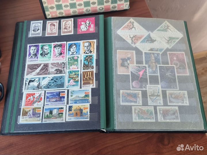 Альбом с марками СССР 1966-1967 в шубере