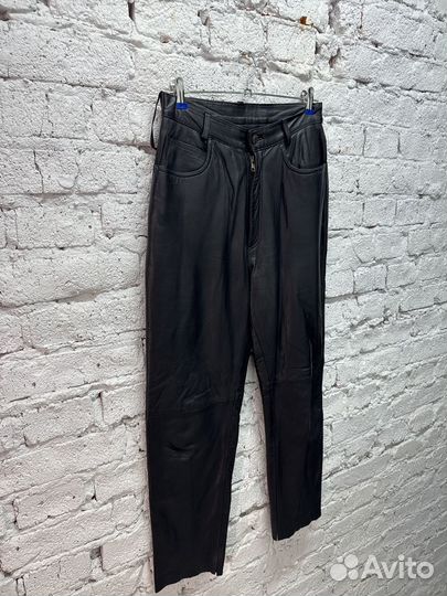 Брюки из натуральной кожи женские 44-46