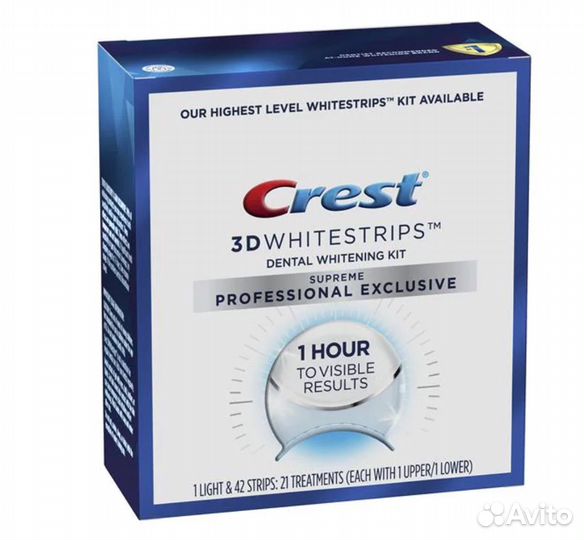 Crest 3D Whitestrips Supreme Professional