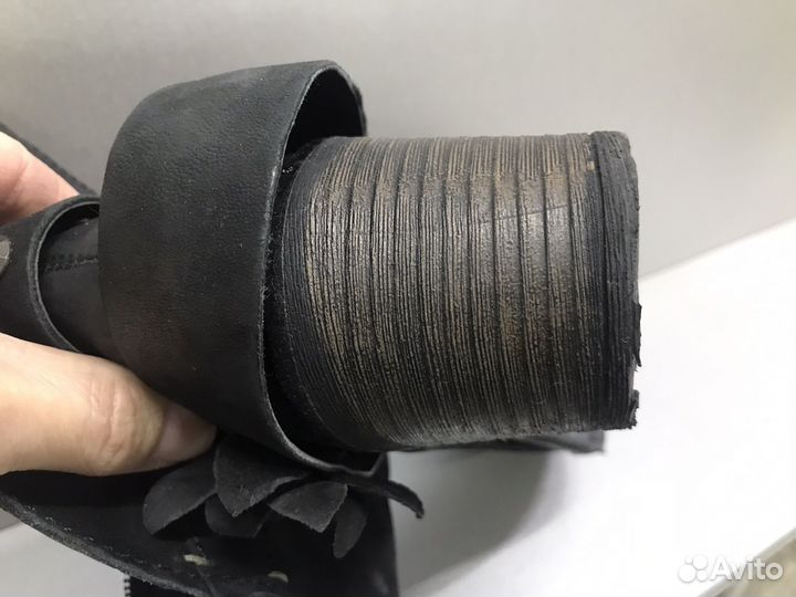 Полусапоги натуральная кожа