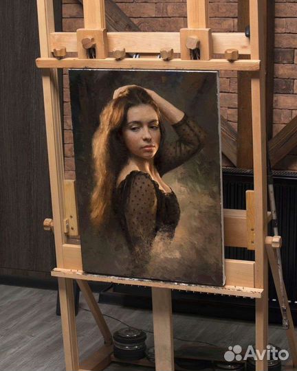 Портрет по фото ручной работы