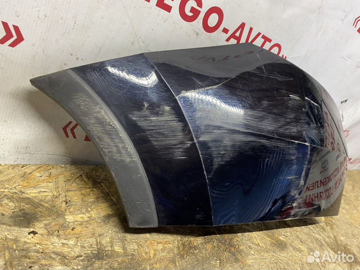 Skoda Karoq накладка заднего бампера левая