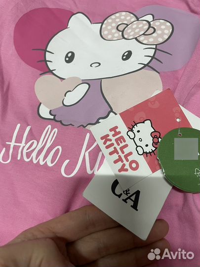 Новая с биркой Футболка hello kitty 92